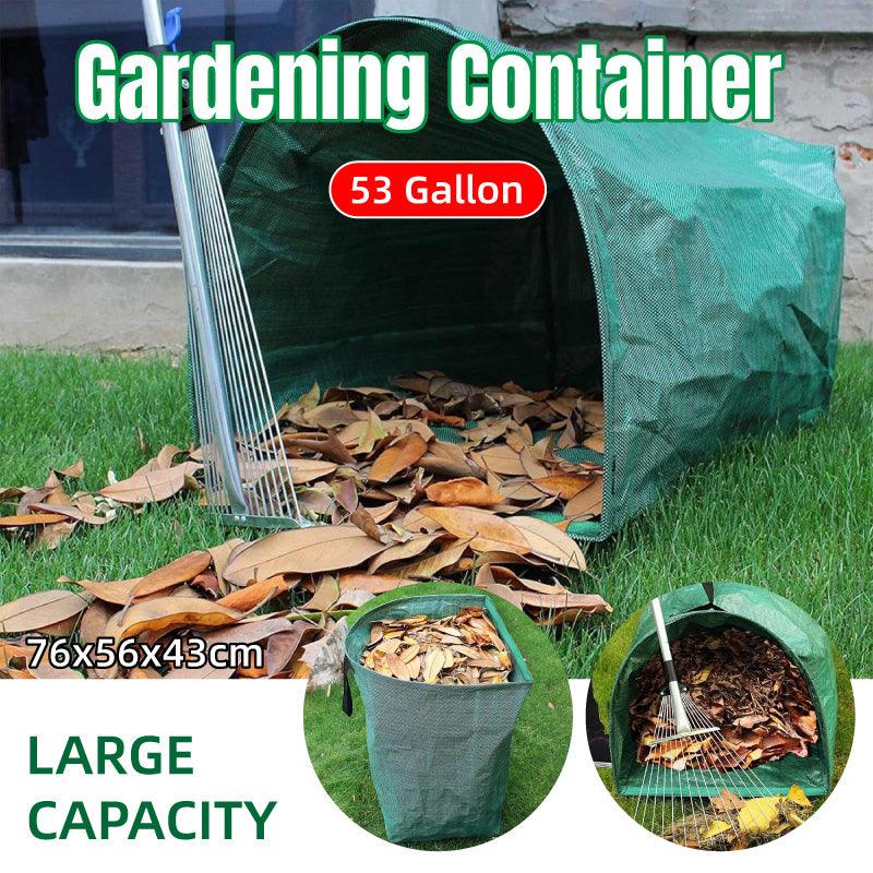 Horizontal Garden Leaf Collection Bag, 76 x 56 x 43 cm Yard Clean-Up Bag