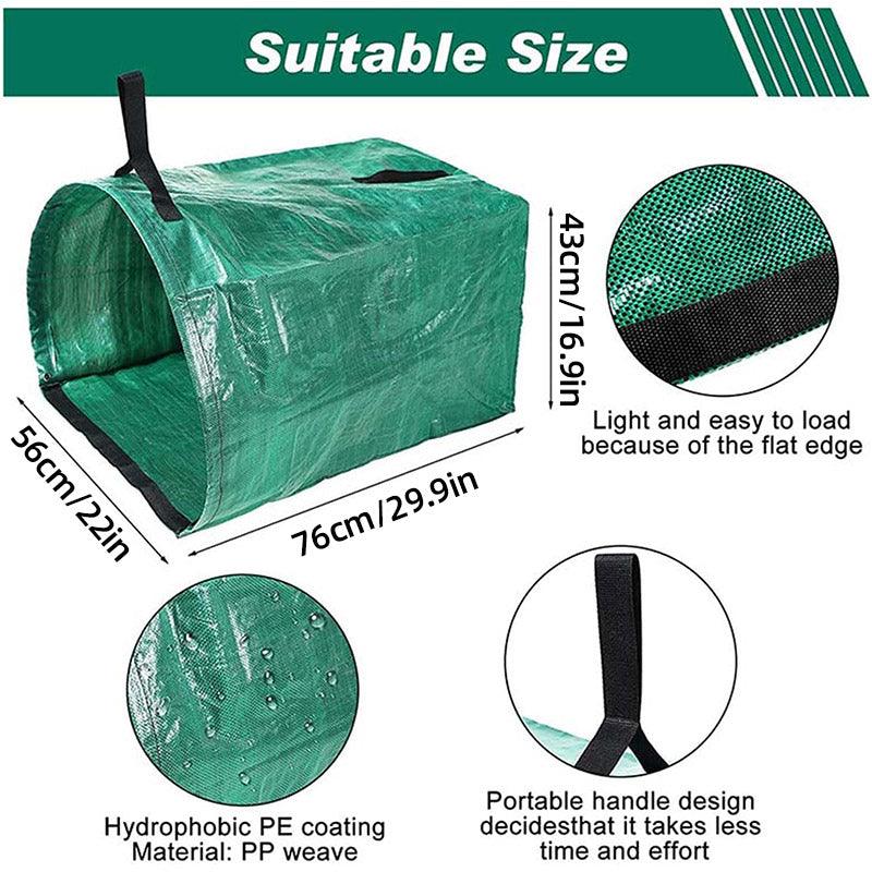 Horizontal Garden Leaf Collection Bag, 76 x 56 x 43 cm Yard Clean-Up Bag - view 3