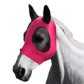 Horse Fly Mask with UV Protection - Rose Red