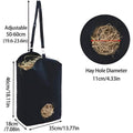 Horse Slow Feed Hay Bag with Feeding Hole and Hanging Strap - view 3