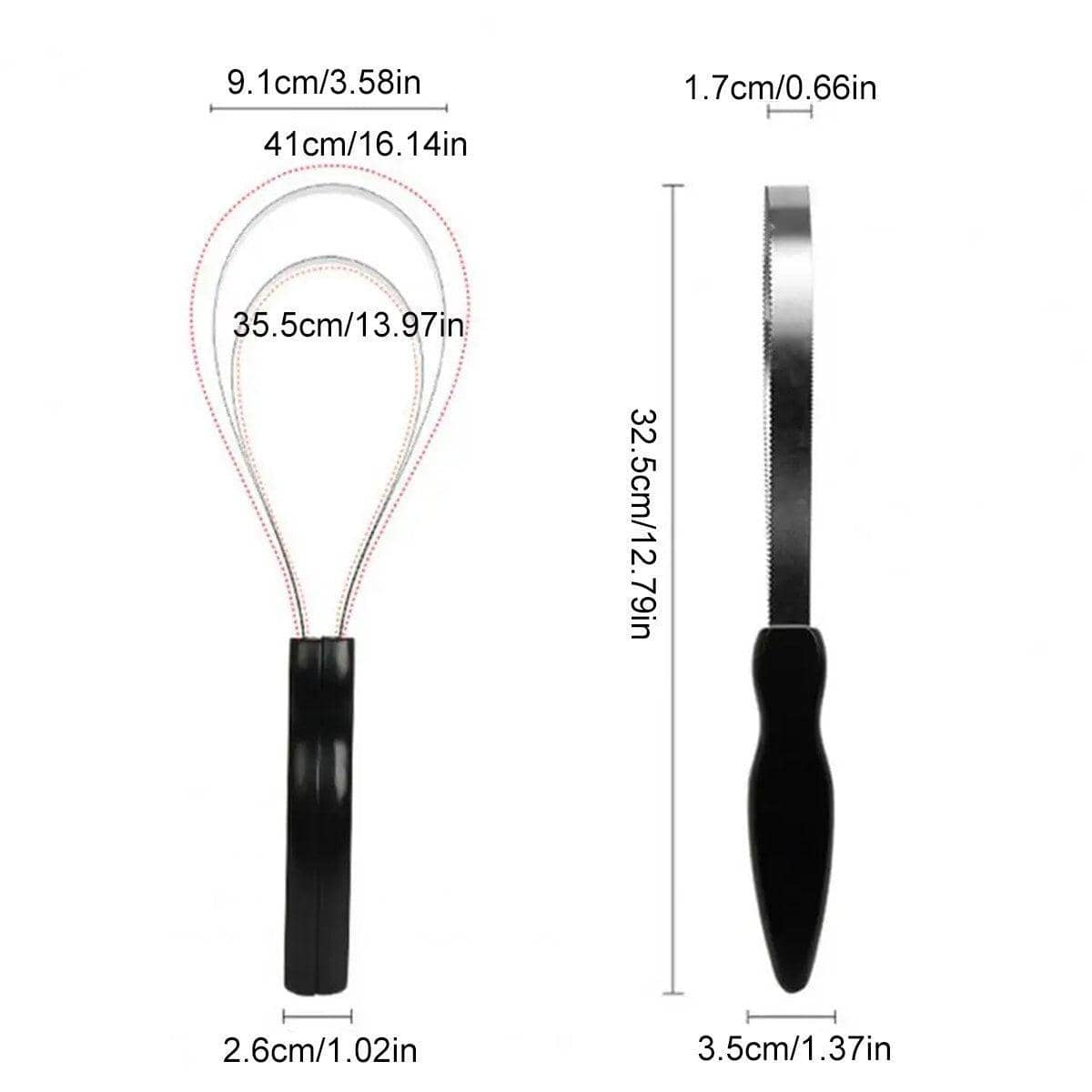 Horse Sweat Scraper Serrated Grooming Tool for Cleaning and Shedding - view 3
