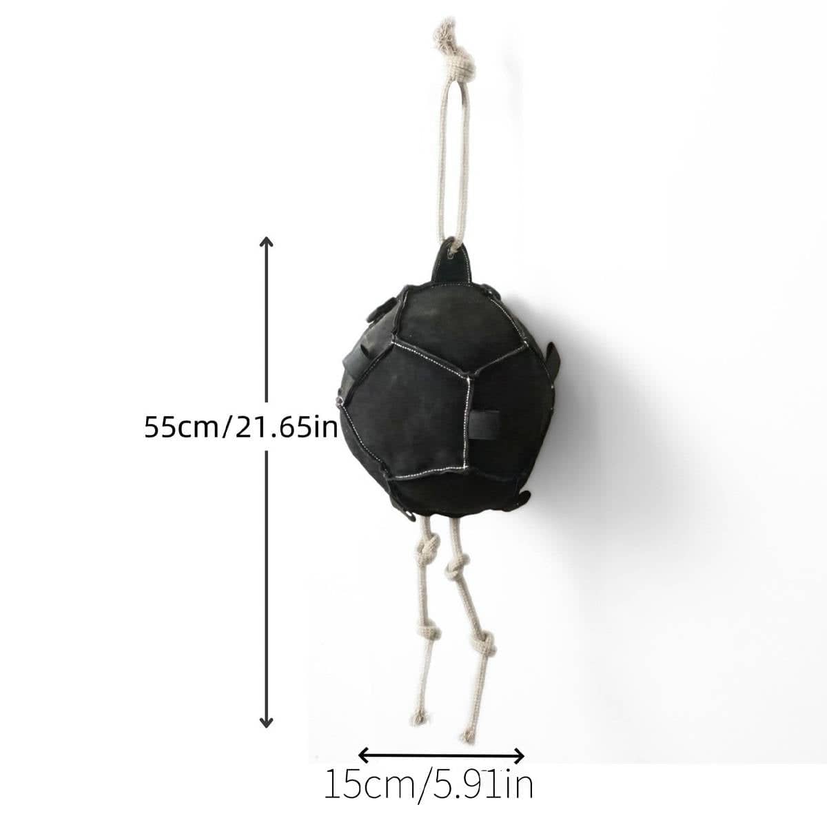 Horse Treat Feeder Hanging Carrot Puzzle Ball for Stable Enrichment - view 3