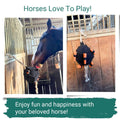 Horse Treat Feeder Hanging Carrot Puzzle Ball for Stable Enrichment - view 5
