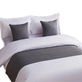 Hotel Bed End Towel 58x165cm - Grey