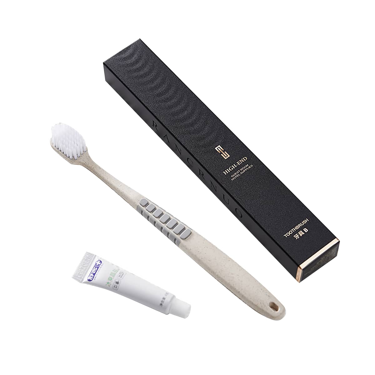 Hotel Disposable Toothbrush and Toothpaste Sets - Pack of 20