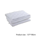 Hotel Mattress Comfort Pad - Double (137 x 190cm), Brushed Fabric