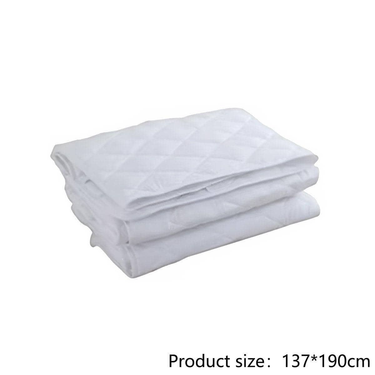 Hotel Mattress Comfort Pad - Double (137 x 190cm), Brushed Fabric
