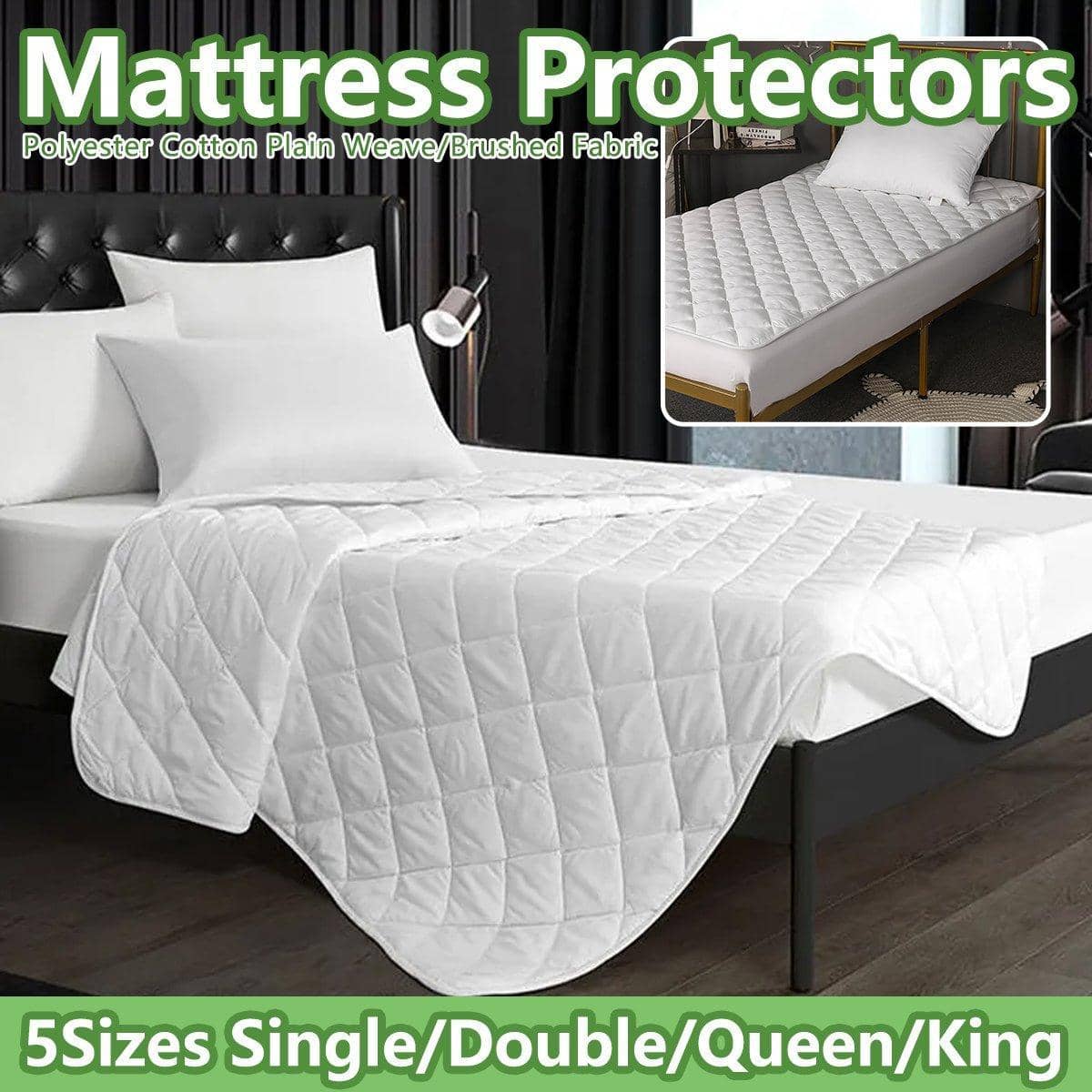 Hotel Mattress Comfort Pad - King (183 x 203cm), Plain Fabric - view 3