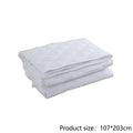 Hotel Mattress Comfort Pad - King Single (107 x 203cm), Brushed Fabric