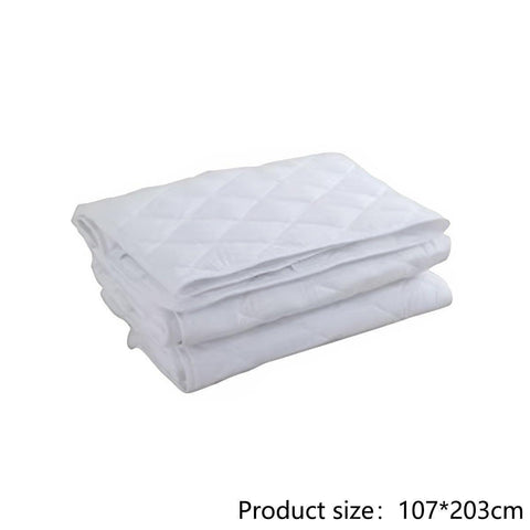 Hotel Mattress Comfort Pad - King Single (107 x 203cm), Brushed Fabric