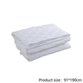 Hotel Mattress Comfort Pad - Single (91 x 190cm), Plain Fabric