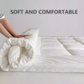 Hotel Mattress Topper Pad - King (183 x 203cm), Brushed Fabric - view 5