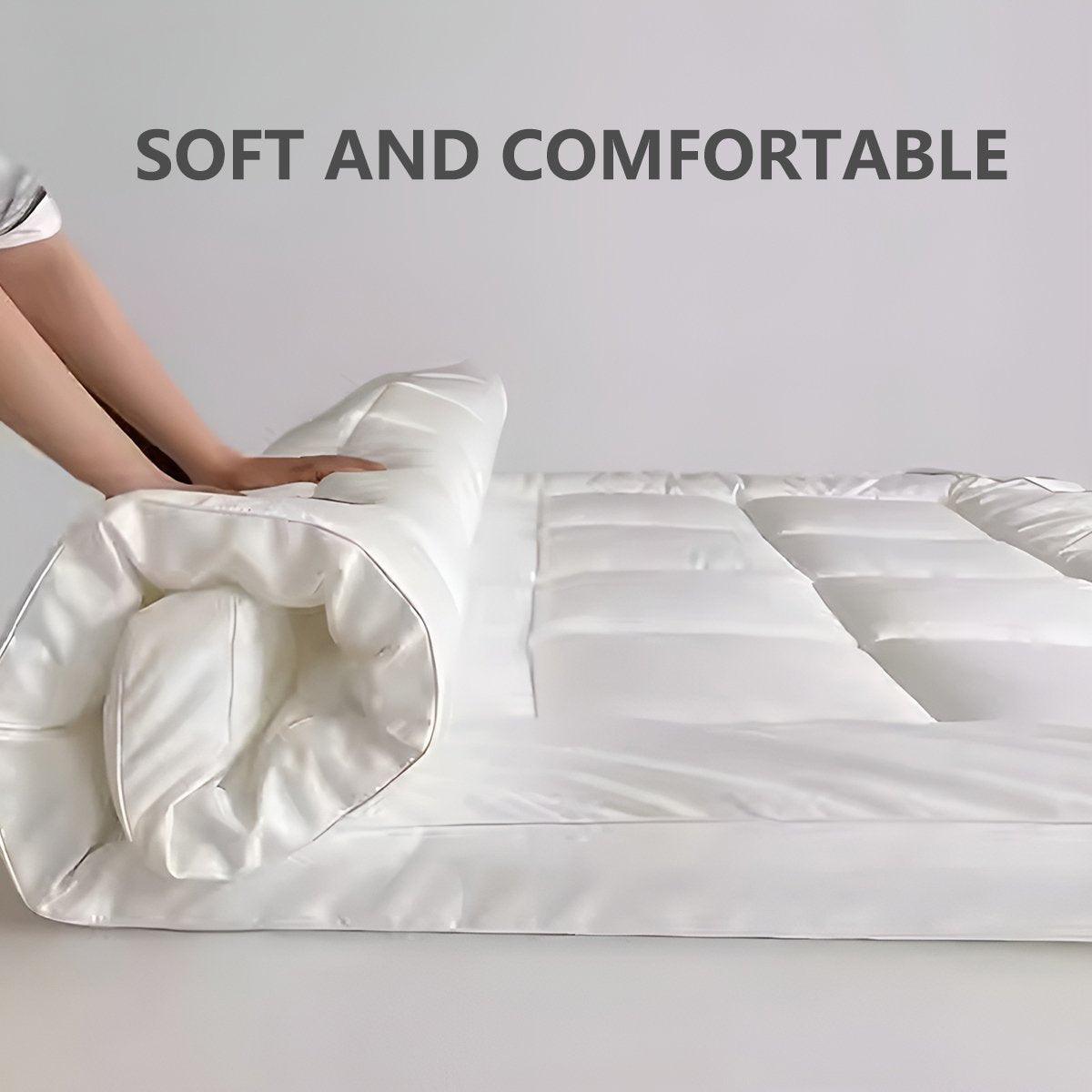 Hotel Mattress Topper Pad - King (183 x 203cm), Cotton Down Fabric - view 5