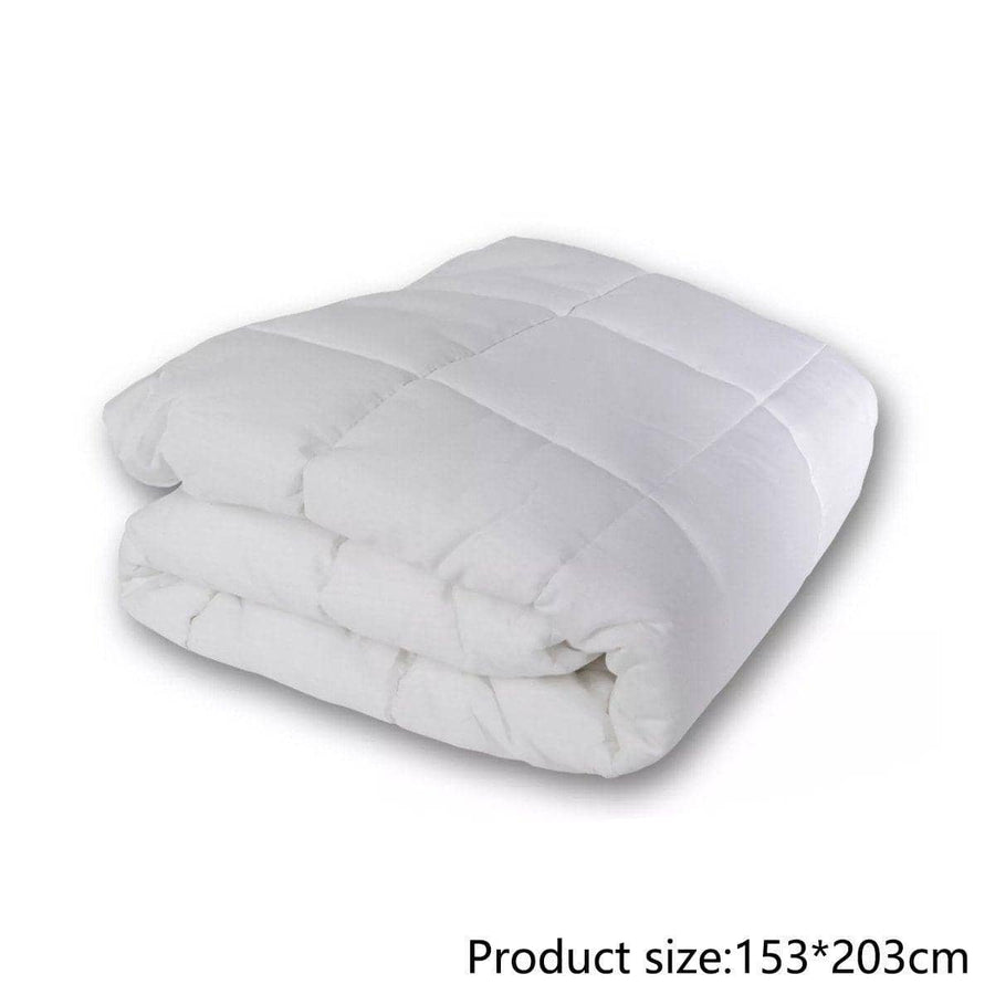 Hotel Mattress Topper Pad - Queen (153 x 203cm), Cotton Down Fabric