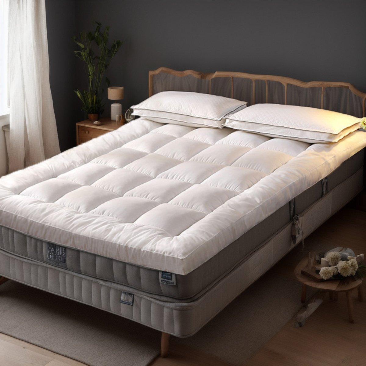 Hotel Mattress Topper Pad - Single (91 x 190cm), Brushed Fabric - view 10