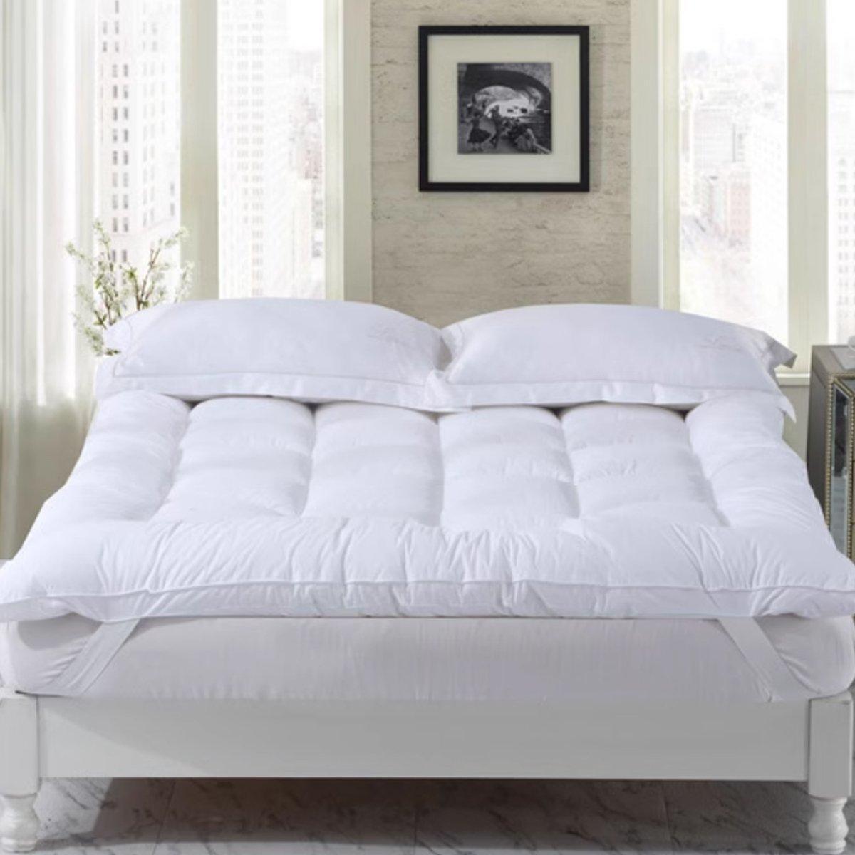 Hotel Mattress Topper Pad - Single (91 x 190cm), Brushed Fabric - view 11