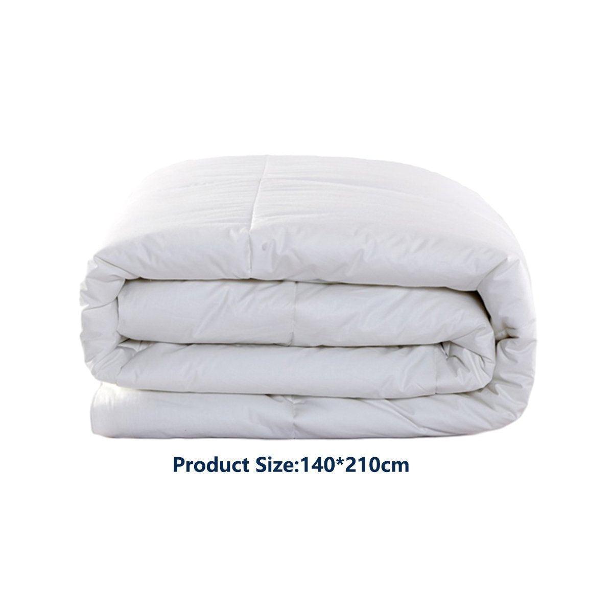 Hotel Quilt Core Double 180 x 210cm - Cotton Finish Microfibre Quilt - view 15