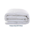 Hotel Quilt Core King 245 x 210cm - Brushed Finish Microfibre Quilt