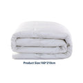 Hotel Quilt Core King Single 160 x 210cm - Cotton Finish Microfibre Quilt