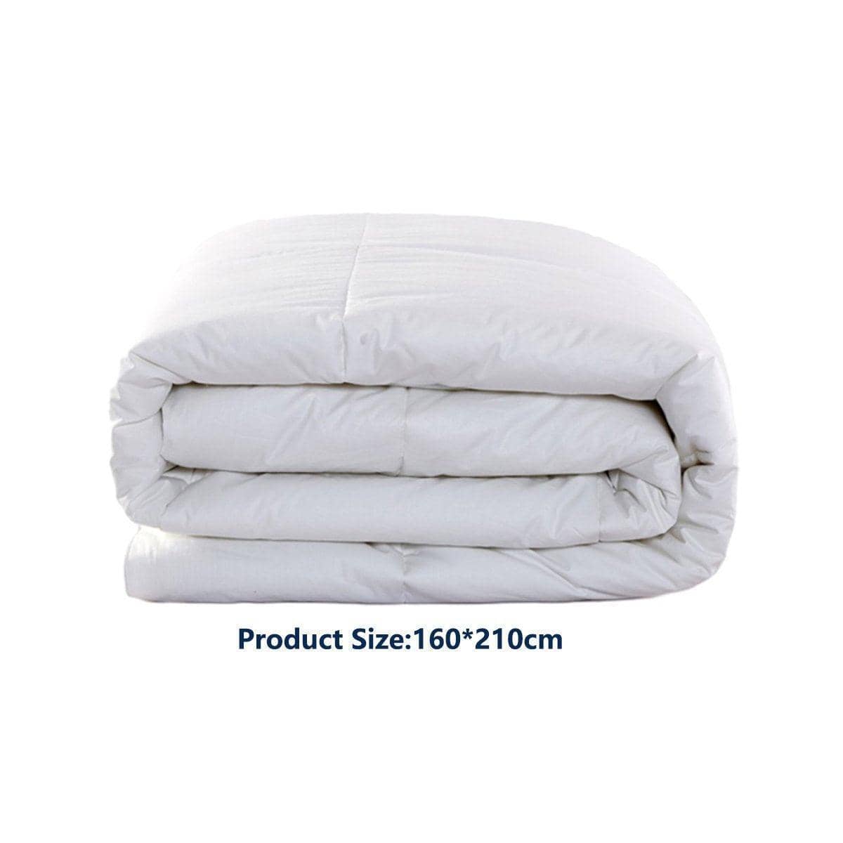 Hotel Quilt Core King Single 160 x 210cm - Cotton Finish Microfibre Quilt
