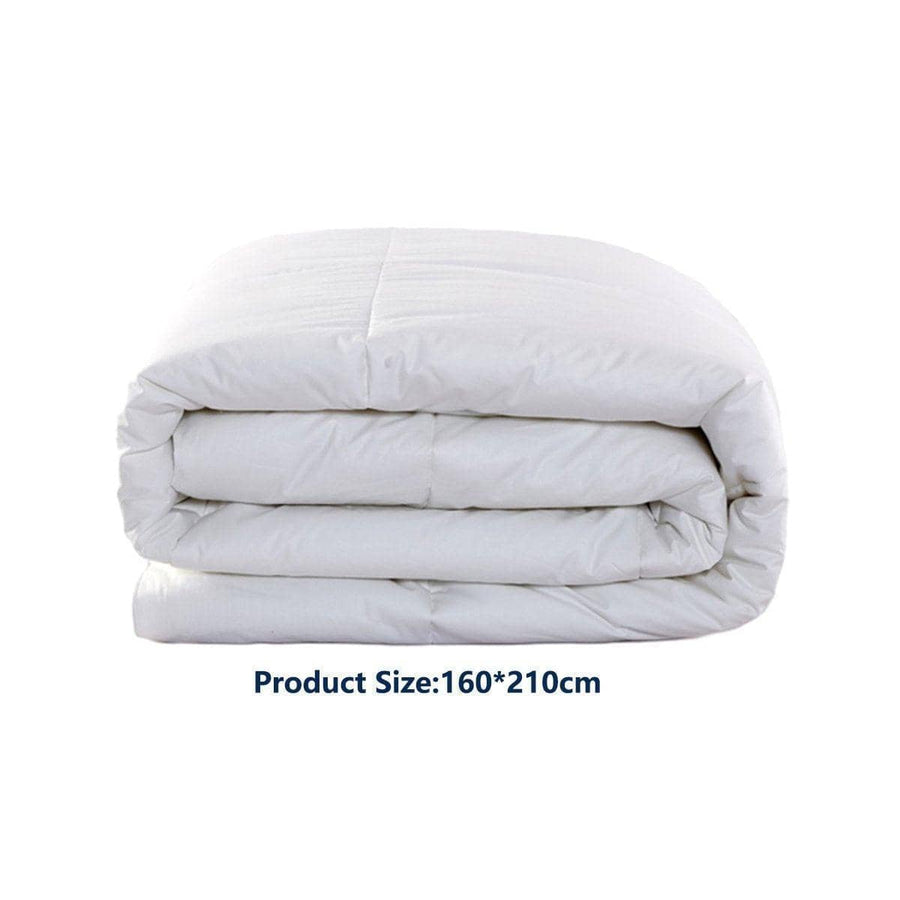 Hotel Quilt Core King Single 160 x 210cm - Cotton Finish Microfibre Quilt