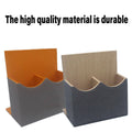 Hotel Remote Control Holder, Two-Compartment Desk Caddy - Grey and Orange - view 5