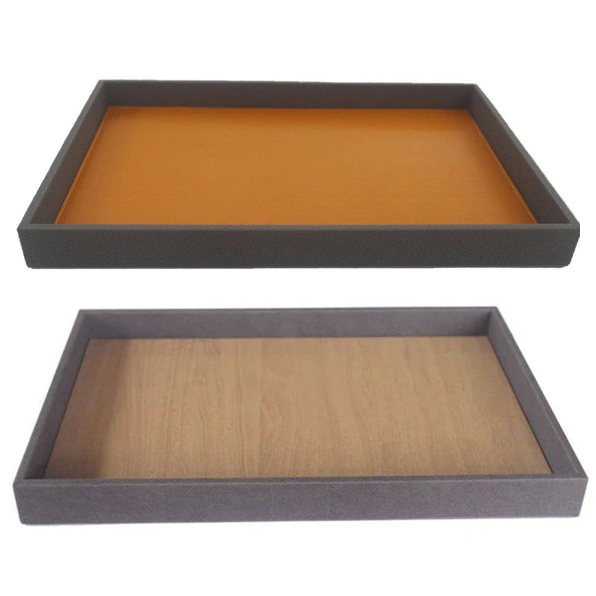 Hotel Room Sundry Storage Tray - Brown, 35 x 23 x 3 cm - view 3