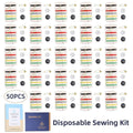 Hotel Sewing Kit Travel Emergency Sewing Set, 50 Pack - Navy Blue Box - view 2