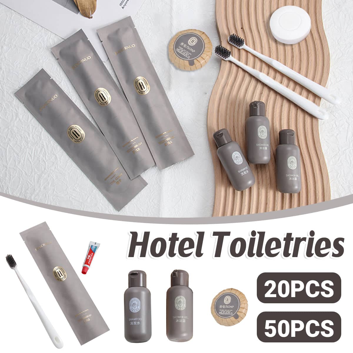 Hotel Toiletries Wrapped Round Soap, Pack of 50 - Soap - view 2