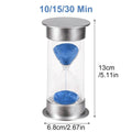Hourglass Sand Timer 10 Minute, Anti-Fall Classroom Timer - Light Green - view 5
