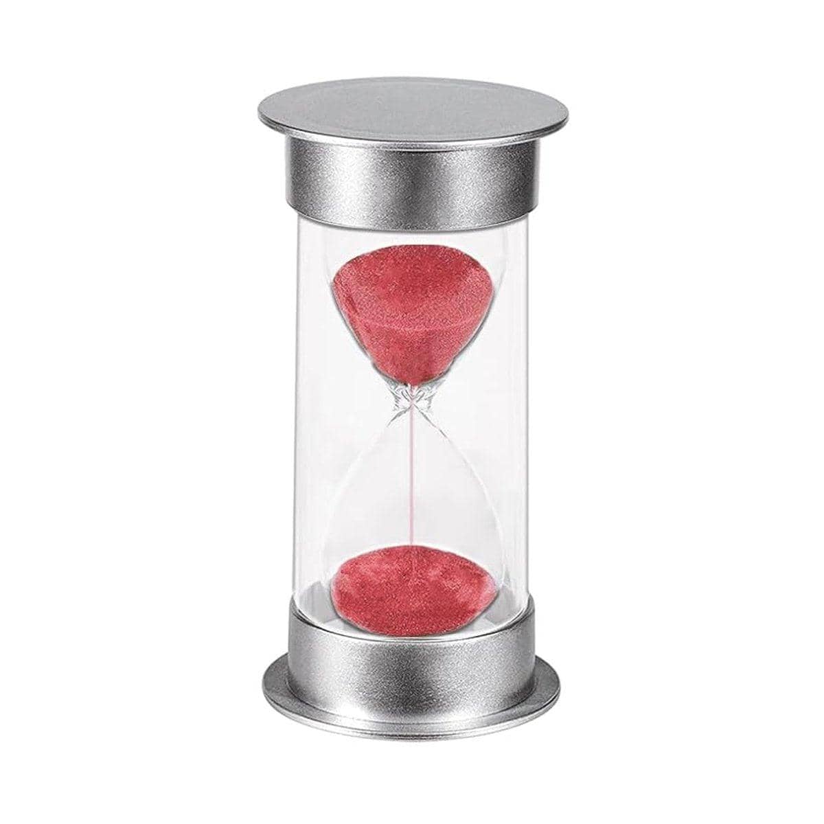 Hourglass Sand Timer 10 Minute, Anti-Fall Classroom Timer - Red