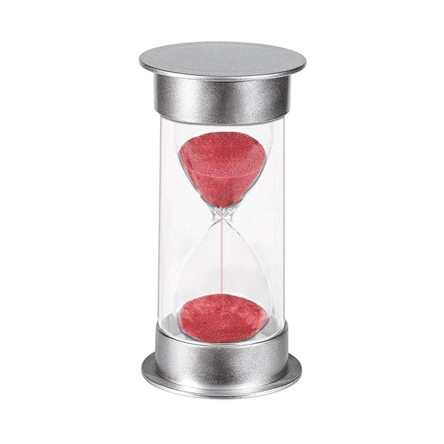 Hourglass Sand Timer 10 Minute, Anti-Fall Classroom Timer - Red