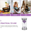 Hourglass Sand Timer 30 Minute, Anti-Fall Classroom Timer - Purple