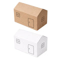 House Shaped Folding Gift Boxes, Pack of 50 - Kraft Brown - view 3