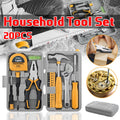 Household Tool Set 20 Piece Home Repair Kit with Screwdrivers, Pliers, Wrench and Hammer