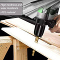 HSS Hex Shank Tap Drill Bits Metric Thread Countersink Set, Pack of 6 - view 3