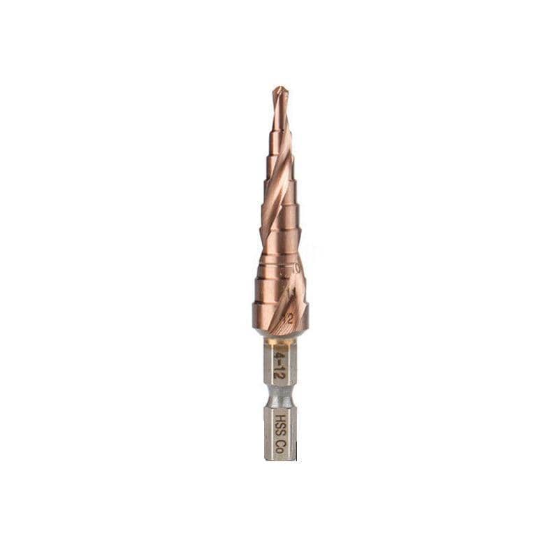 HSS M35 Cobalt Step Drill Bit - 4 to 12 mm