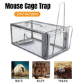 Humane Live Catch Rodent Trap Cage - Single Door, 27 x 14 x 12 cm