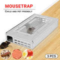 Humane Rodent Catcher Boxes with Inspection Lids, Pack of 3