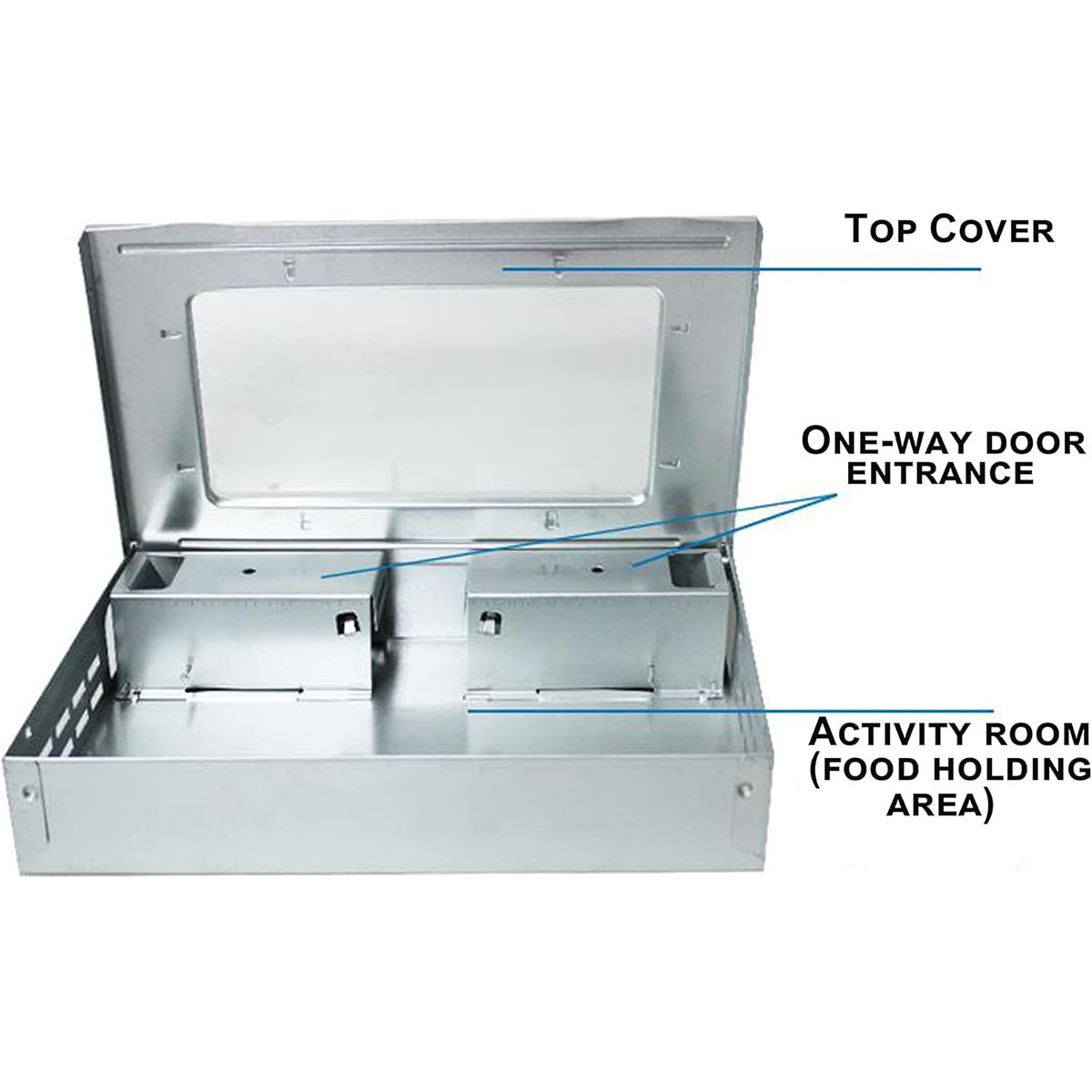 Humane Rodent Catcher Boxes with Inspection Lids, Pack of 3 - view 5