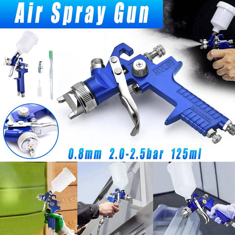 HVLP Gravity Feed Paint Spray Gun Kit with 0.8 mm Nozzle
