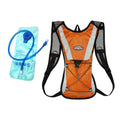 Hydration Pack Backpack with 2 Litre Water Bladder for Hiking and Cycling - Orange