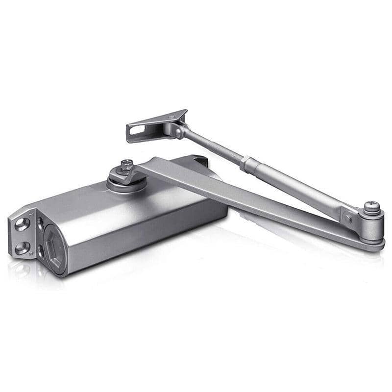 Hydraulic Door Closer for 45 to 65 kg Doors - Silver Aluminium - view 3