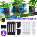 Hydroponic Plant Holder Baskets for Aquarium, Pack of 3 - Black - view 2
