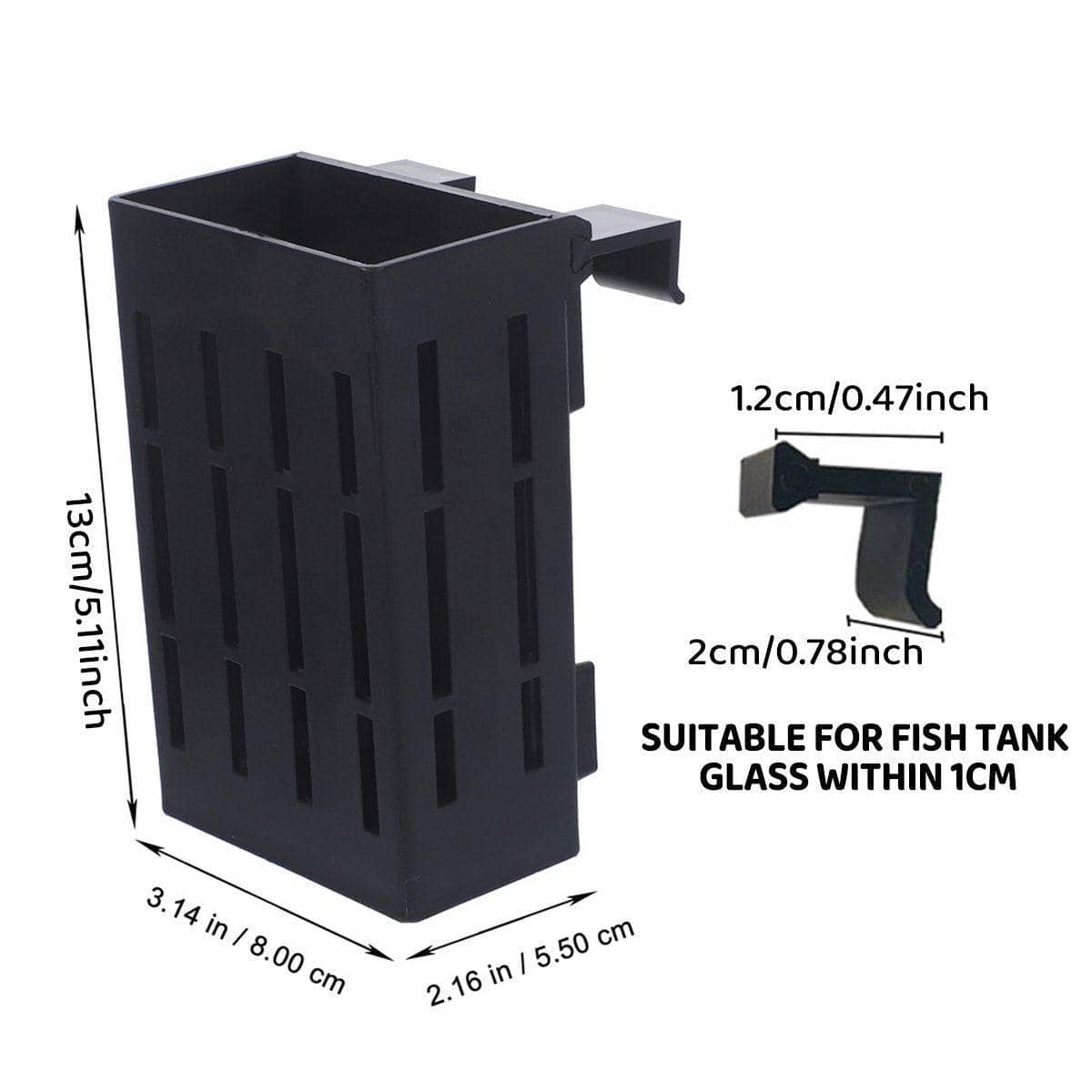 Hydroponic Plant Holder Baskets for Aquarium, Pack of 3 - Black - view 4