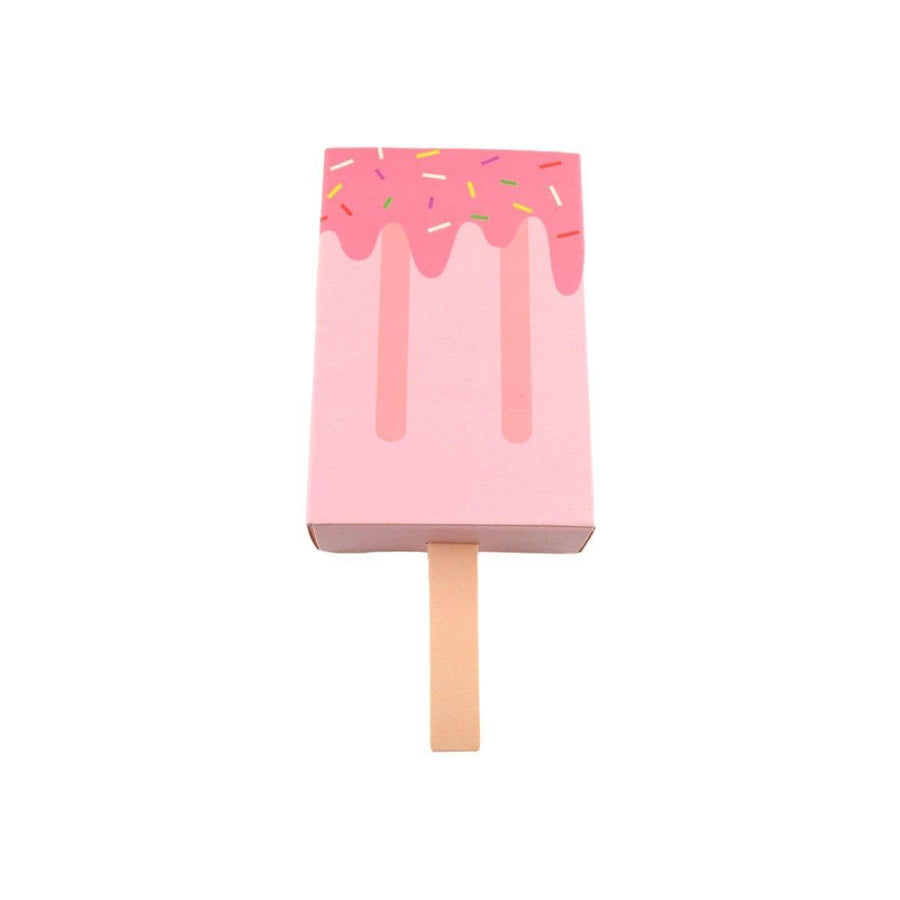 Ice Cream Candy Gift Boxes Party Favour Packaging - Pink, Pack of 50