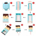 Ice Cream Candy Gift Boxes Party Favour Packaging - Pink, Pack of 50 - view 5