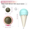 Ice Cream Cone Catnip Toy for Cats - Mint Green - view 4