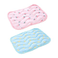 Ice Silk Pet Cooling Mat - Blue Banana Print, Small (50 x 40 cm) - view 3