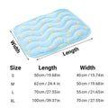 Ice Silk Pet Cooling Mat - Pink Peach Print, Medium (62 x 50 cm) - view 4